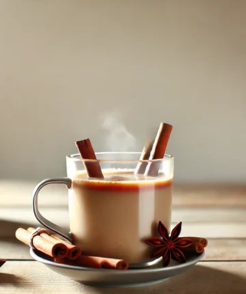 Spiced Chai Tea with Almond Milk